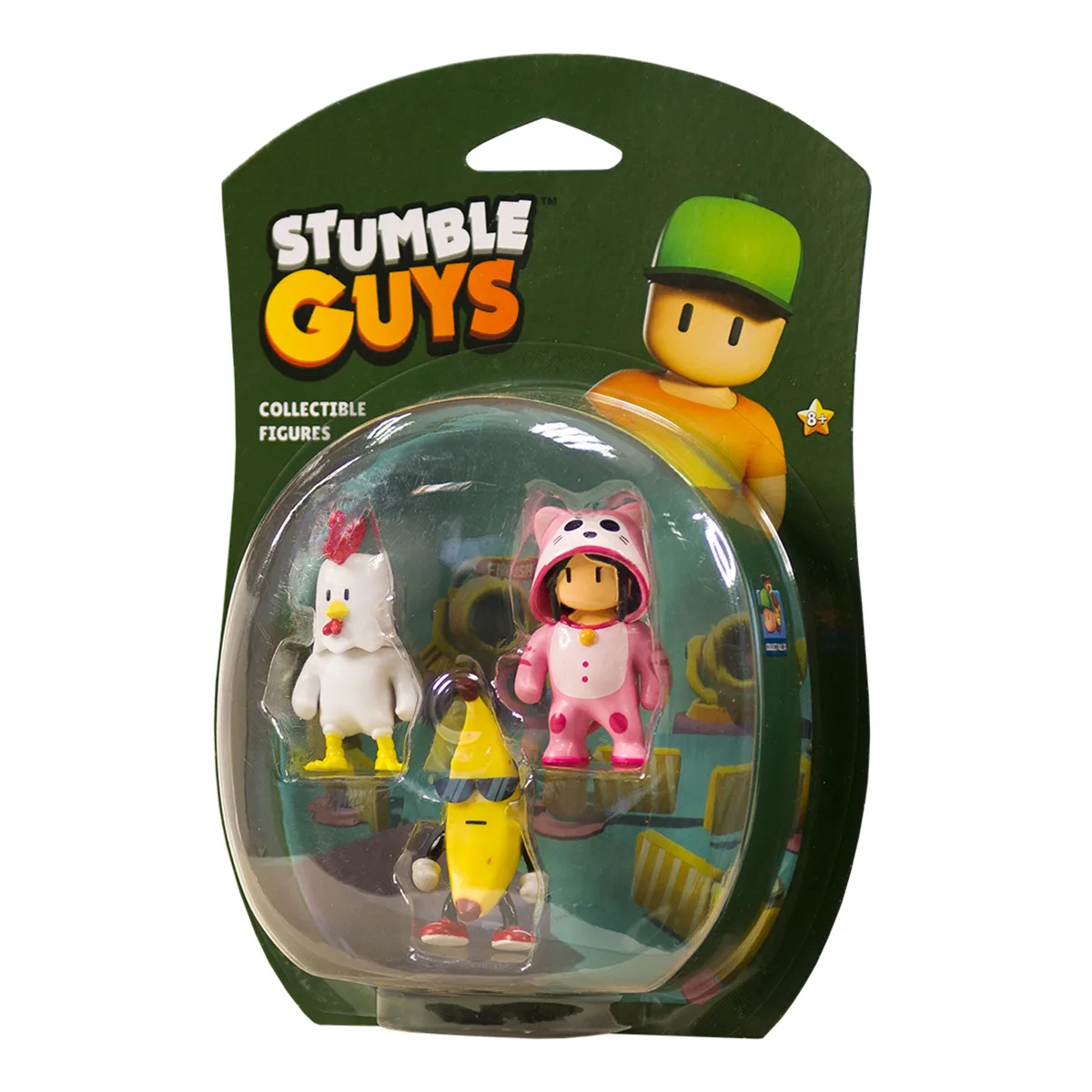 Набір фігурок Stumble Guys полімер 5 см Курча Банан Мяумер