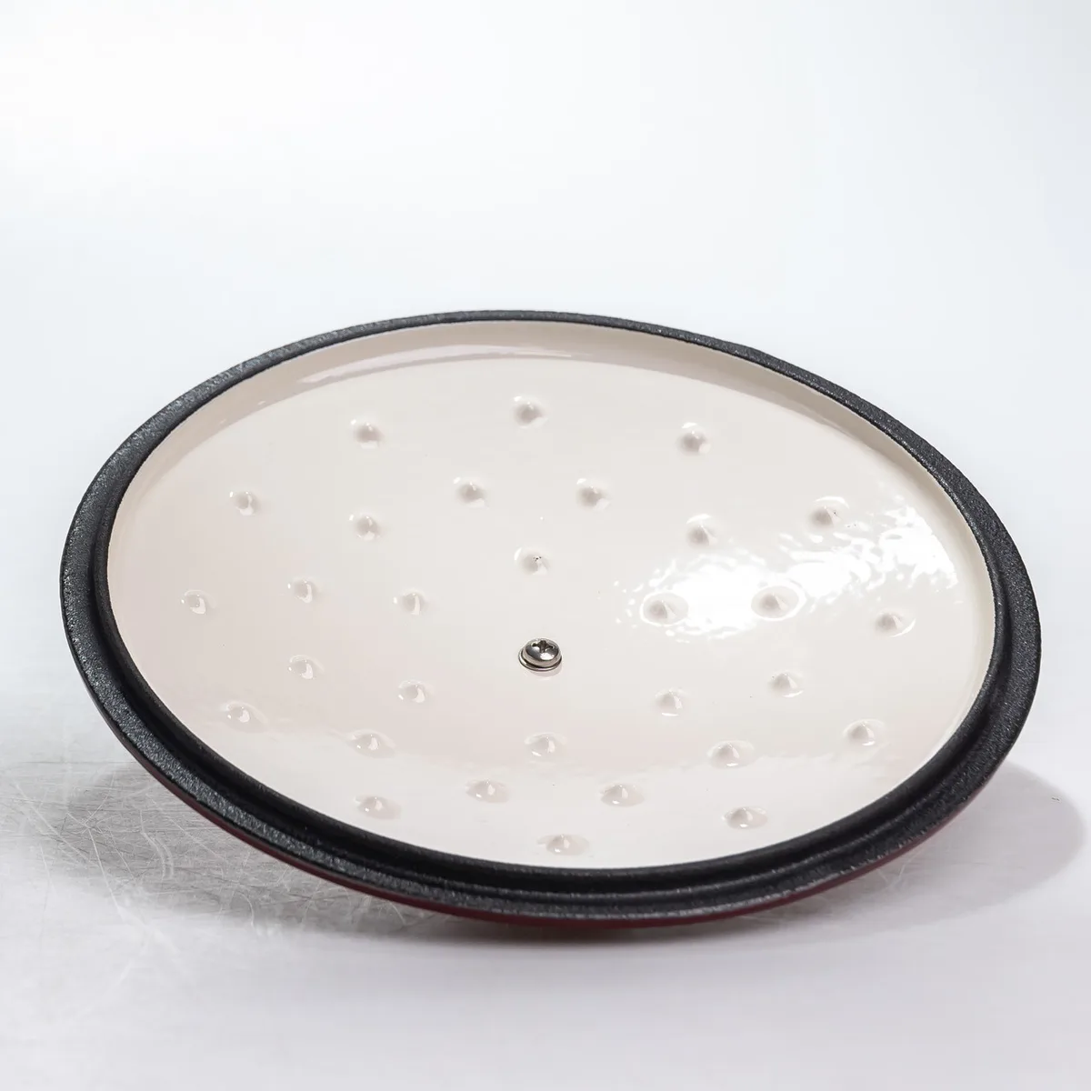 Каструля чавунна Premium Cookware 2.5 л Емальована Червона 22 см