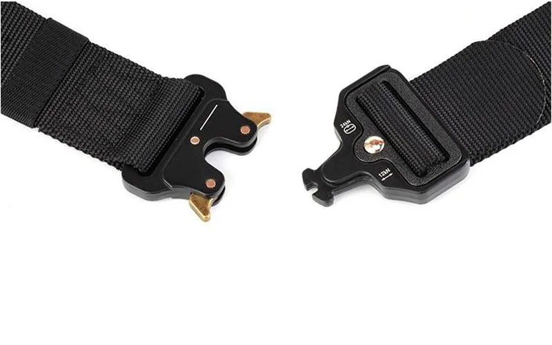 Тактичний ремінь EasyFit нейлон 1000D 122 см чорний