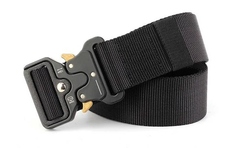 Тактичний ремінь EasyFit нейлон 1000D 122 см чорний