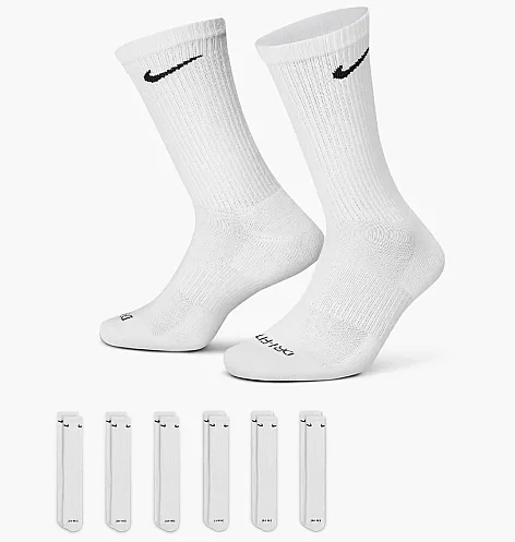 Шкарпетки Nike бавовна 38-42 білий чоловічі