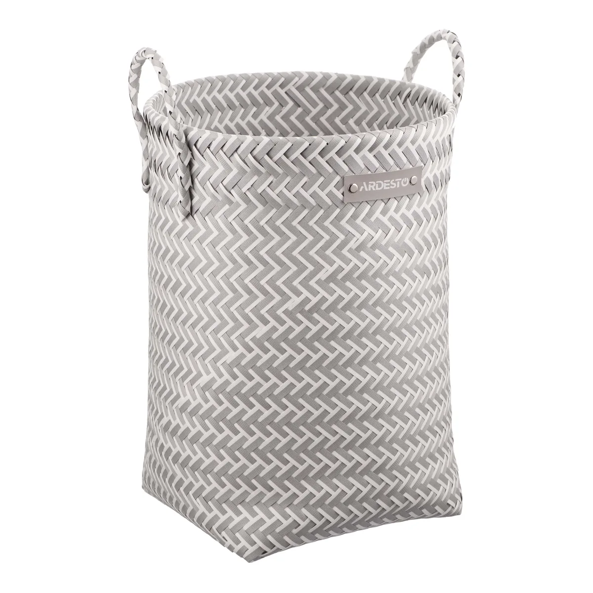 Корзина ARDESTO Vigor 30х30х40см, из полипропилена и металла, серого цвета