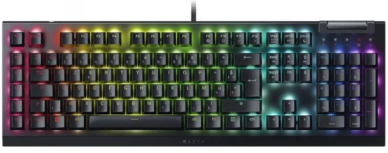 Клавіатура механічна Razer USB Green Switch 110 клавіш RGB чорна
