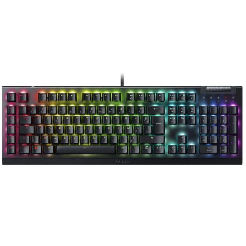 Клавіатура механічна Razer USB Green Switch 110 клавіш RGB чорна