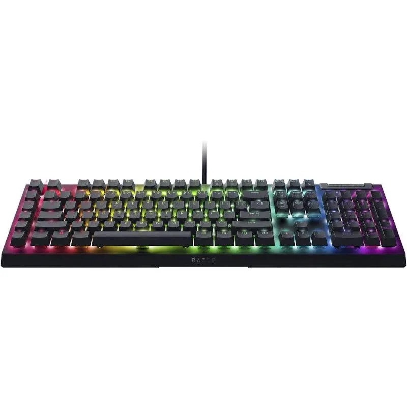 Клавіатура механічна Razer USB Green Switch 110 клавіш RGB чорна