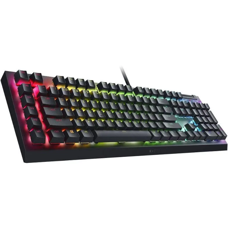 Клавіатура механічна Razer USB Green Switch 110 клавіш RGB чорна
