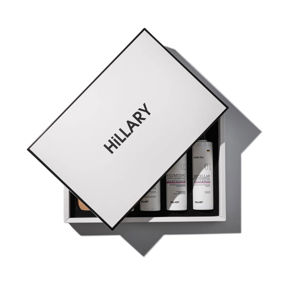 Набор для ухода за жирными волосами Hillary Perfect Hair Green Tea органический комплекс для объема блеска увлажнения.