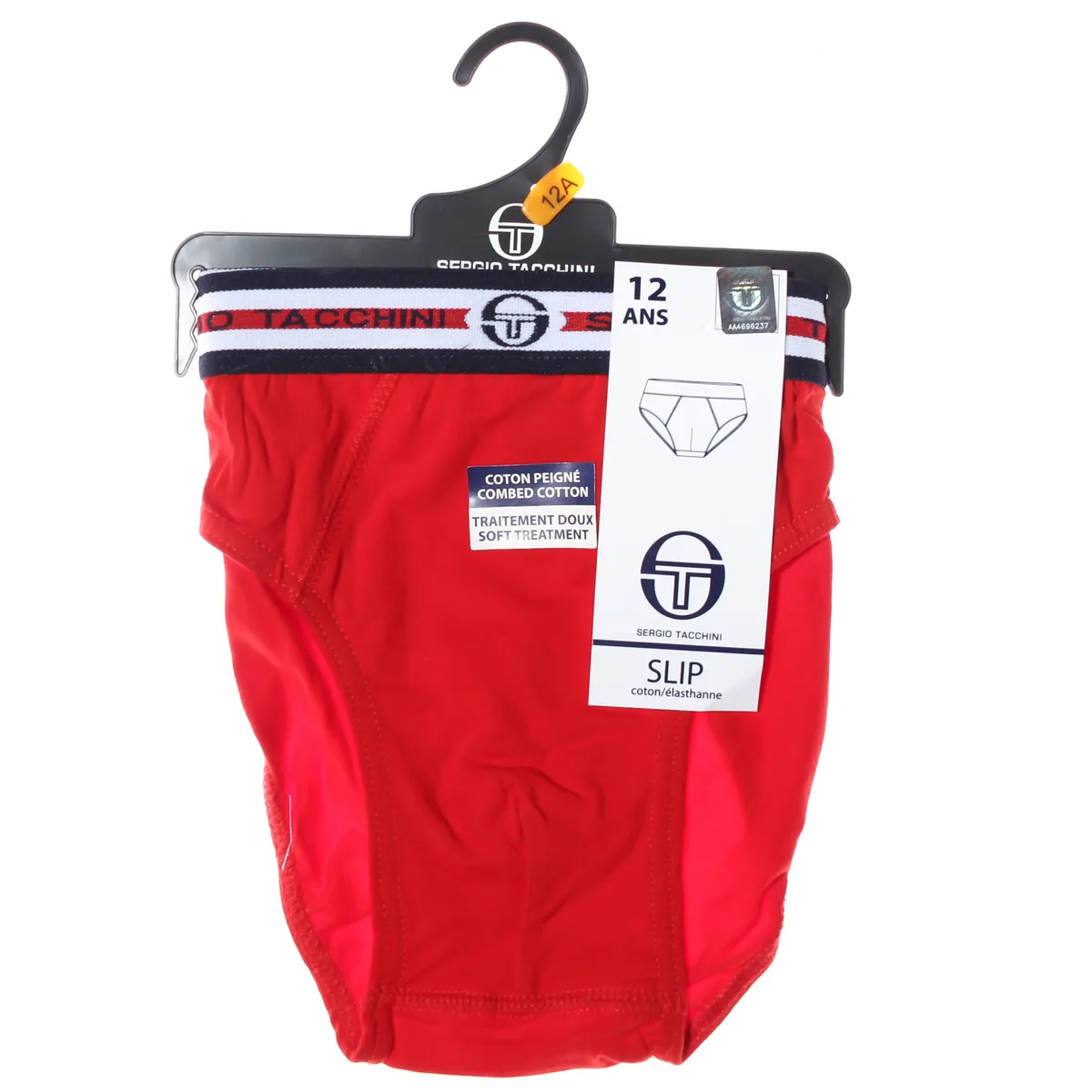 Труси-сліпи Sergio Tacchini 95% хлопок 5% еластан 140 см червоний