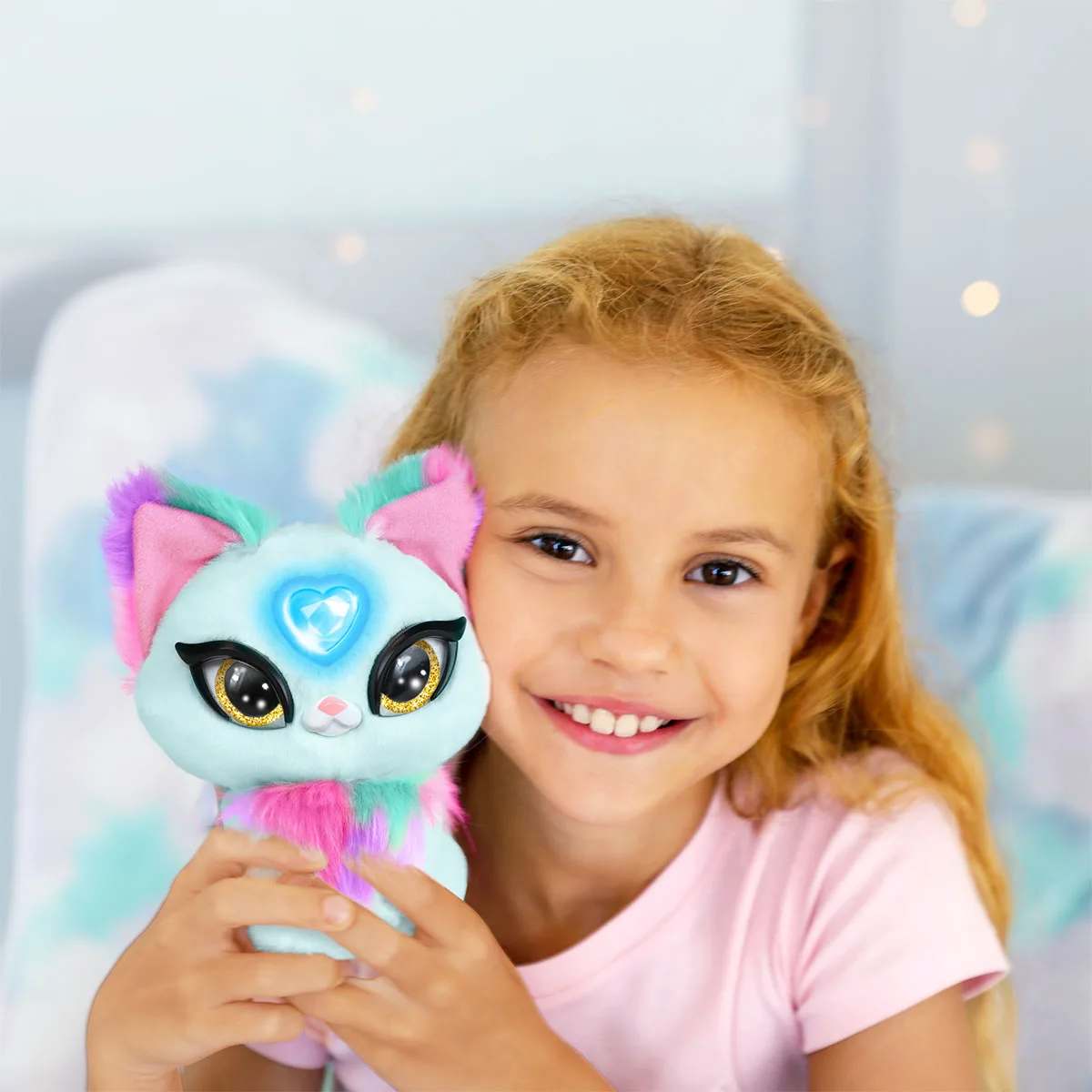 Інтерактивна іграшка My Fuzzy Friends Кошеня Скай поліестер 10,5х10,7х16,2 см
