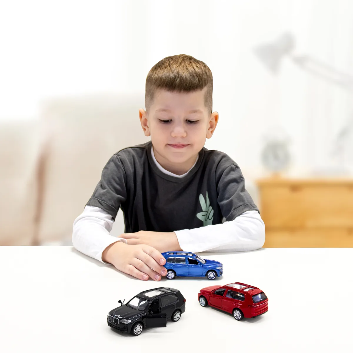 Автомодель TechnoDrive метал 11,5х5х4 см чорна