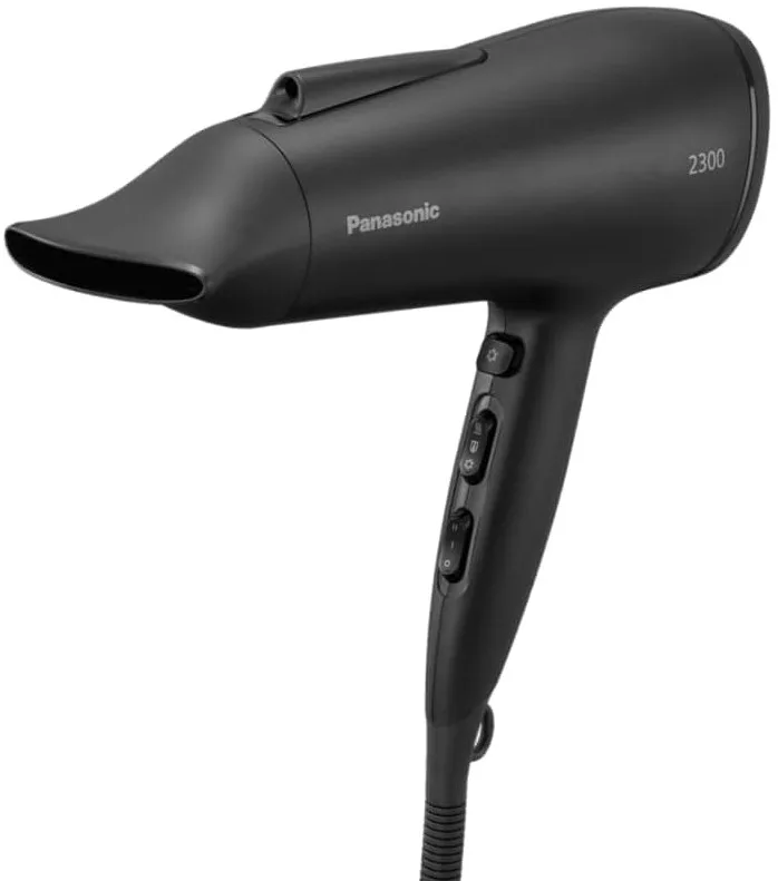 Фен Panasonic, 2300 Вт, 3 швидкості, іонізація, холодний обдув, чорний.