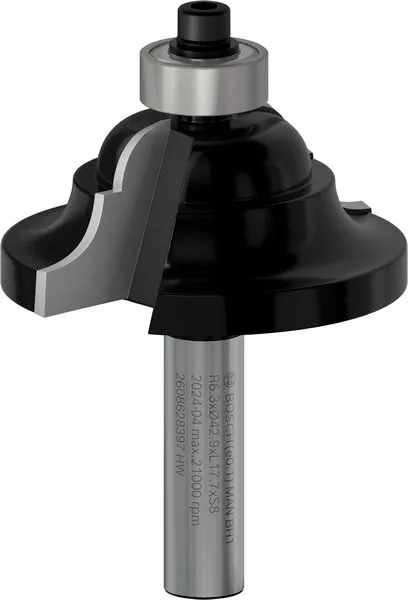 Профільна фреза D Bosch Professional Std S8 R6.3 B15 L18.