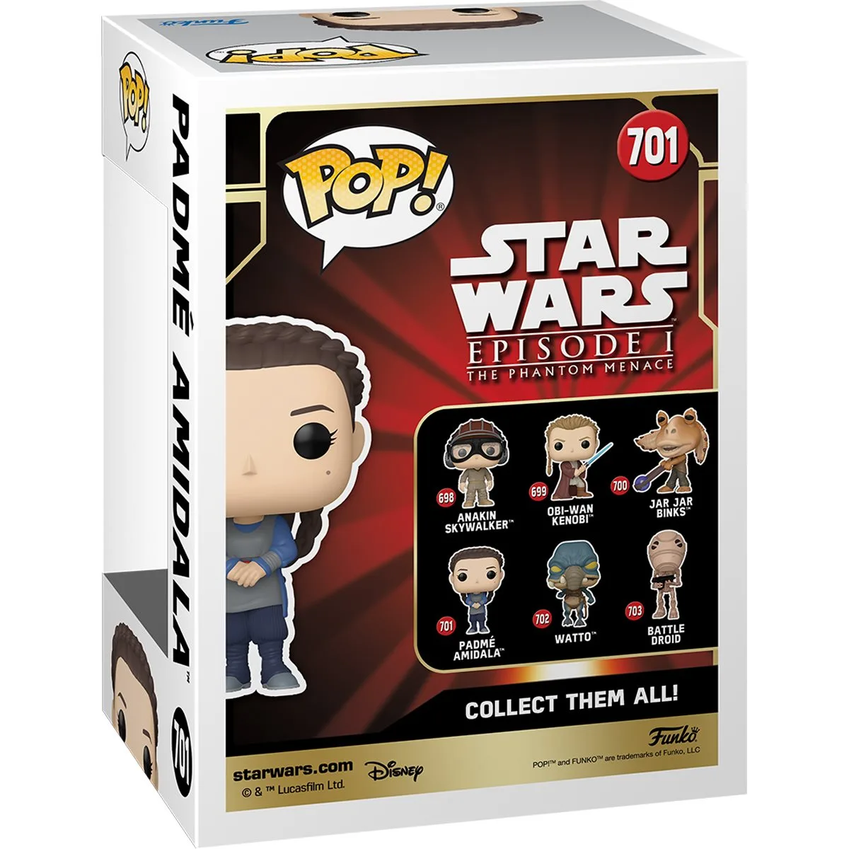 Фигурка Funko POP Star Wars: PM 25th - Падме (Татуин)