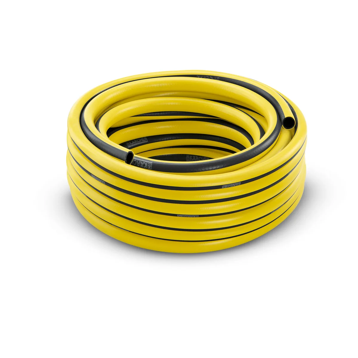 Шланг для поливу Karcher PrimoFlex 1/2" 20м, 3 шари, витримує тиск до 24 бар, температурний діапазон -20...+65°C.