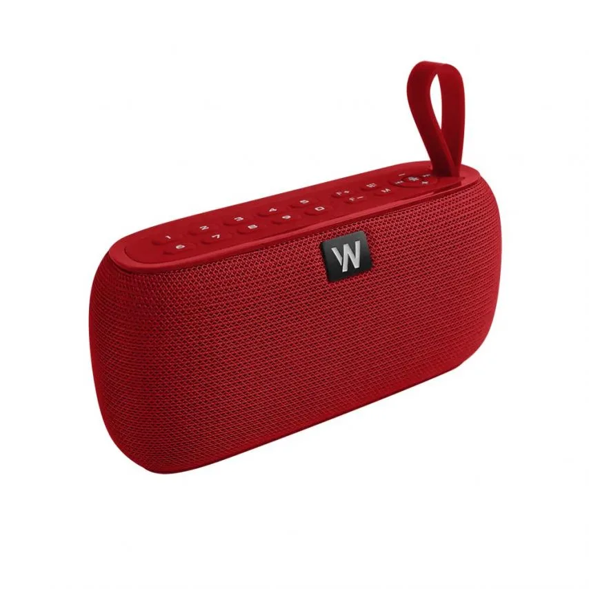 Портативна колонка WALKER Bluetooth 5Вт 189х64,8х84,5 мм Червона
