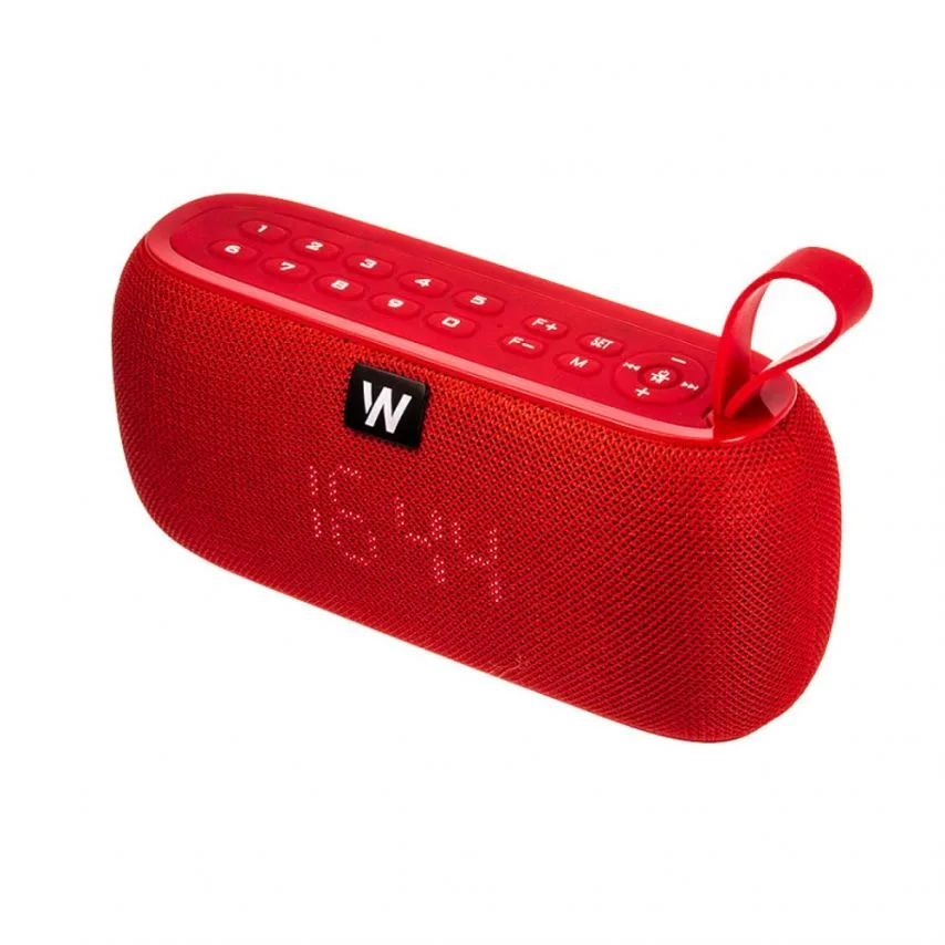 Портативна колонка WALKER Bluetooth 5Вт 189х64,8х84,5 мм Червона