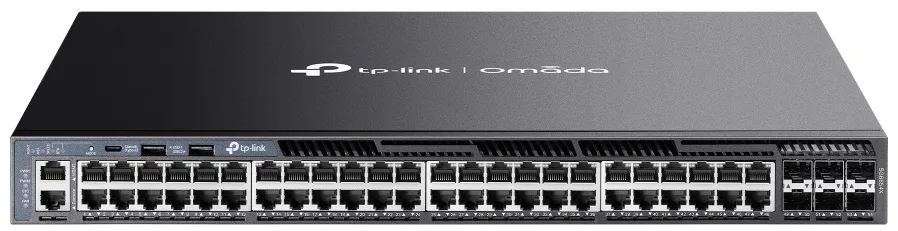 Комутатор TP-LINK SG6654X 48xGE, 6xSFP+, Керований L3