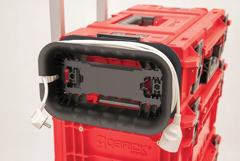 Каркас для намотки кабеля Qbrick пластик 25 7х18 2х6 5 см черный