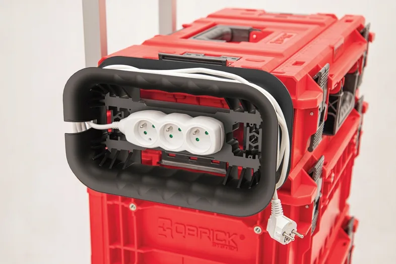 Каркас для намотки кабеля Qbrick пластик 25 7х18 2х6 5 см черный