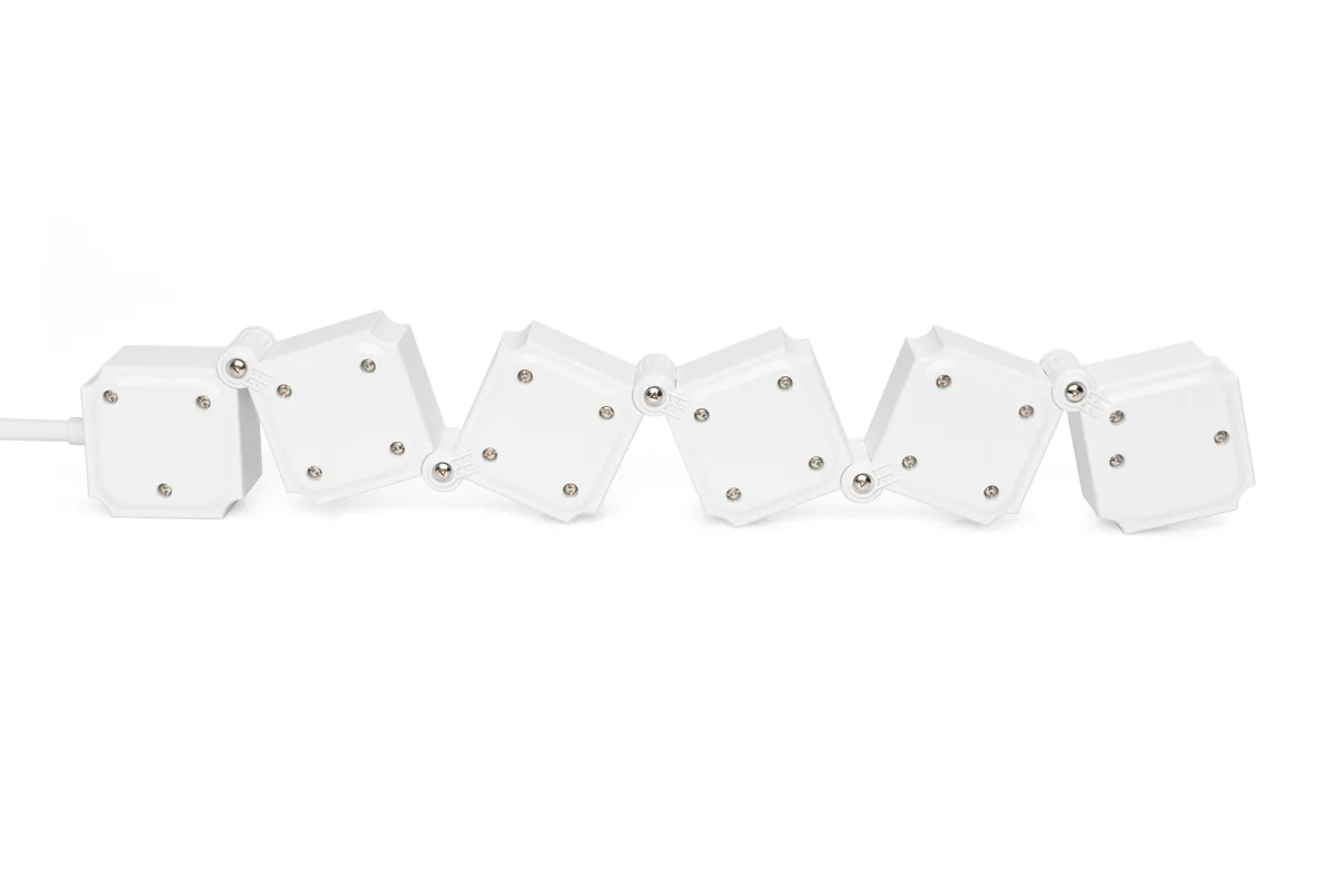 Блок розеток DIGITUS Flexible, 4xSchuko 16A, 2xUSB 2.4A, выключатель
