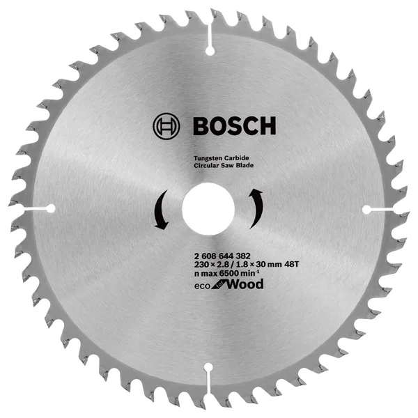 Пиляльний диск Bosch Professional Eco для дерева 230x30-48 зубців.