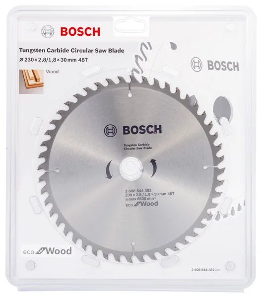 Пиляльний диск Bosch Professional Eco для дерева 230x30-48 зубців.