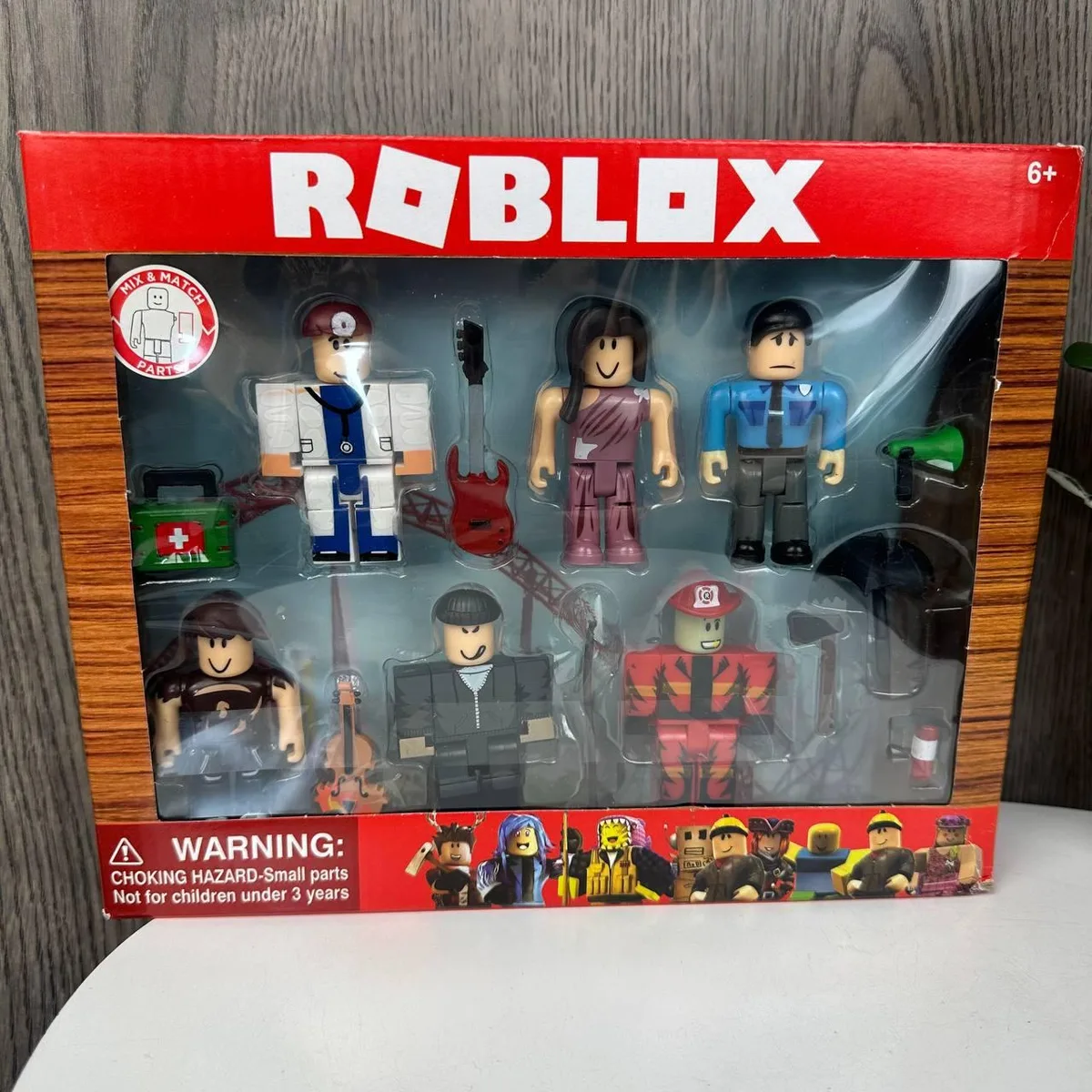 Игровые фигурки Роблокс 6 шт пластиковые 7 см разные цвета