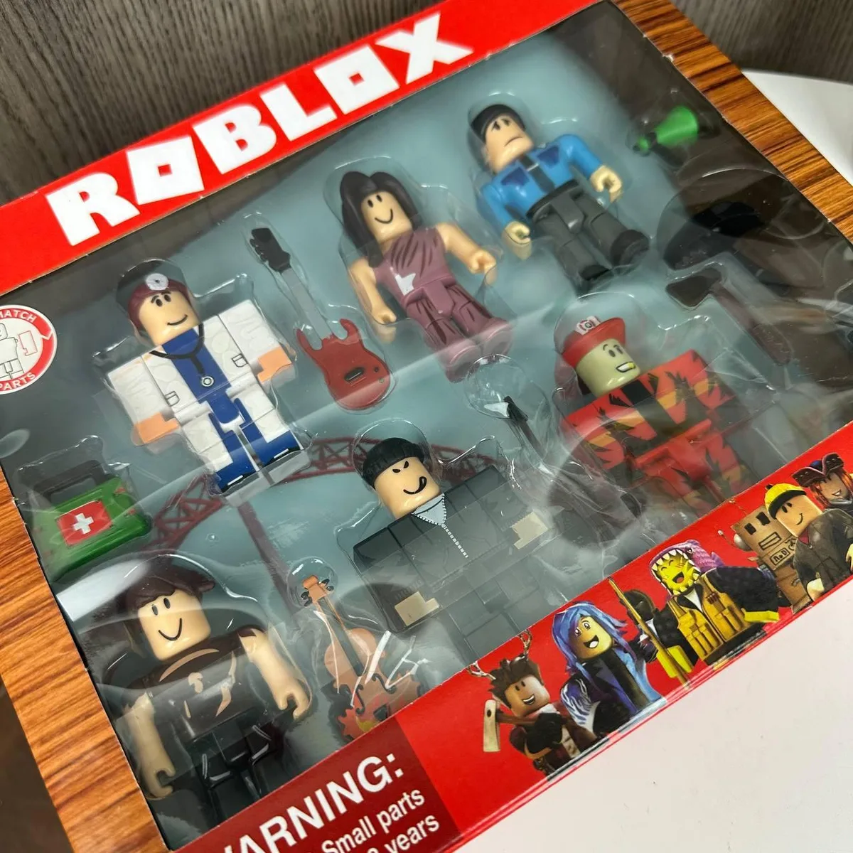 Игровые фигурки Роблокс 6 шт пластиковые 7 см разные цвета