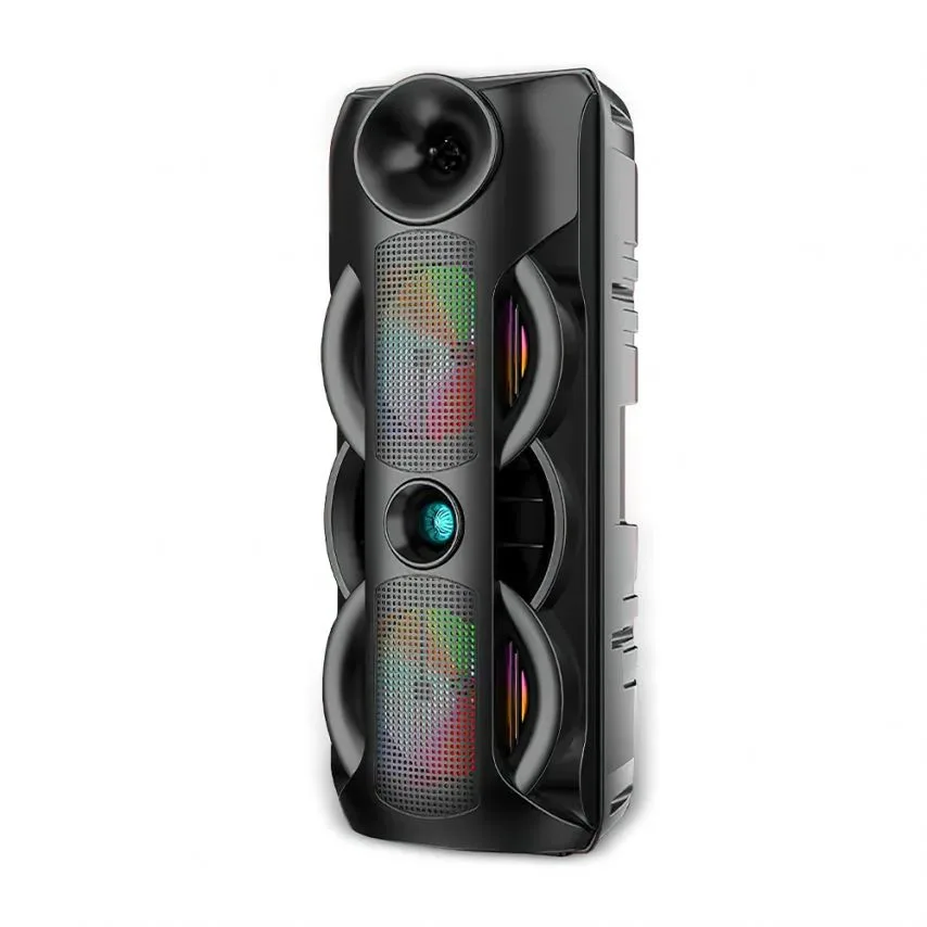 Портативна колонка Bluetooth 40W 2 динаміка 4500mAh чорна