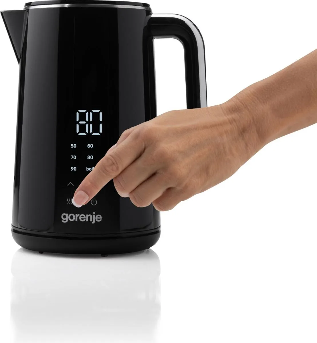 Електрочайник Gorenje 1,7 л Пластик Метал Чорний 2200 Вт