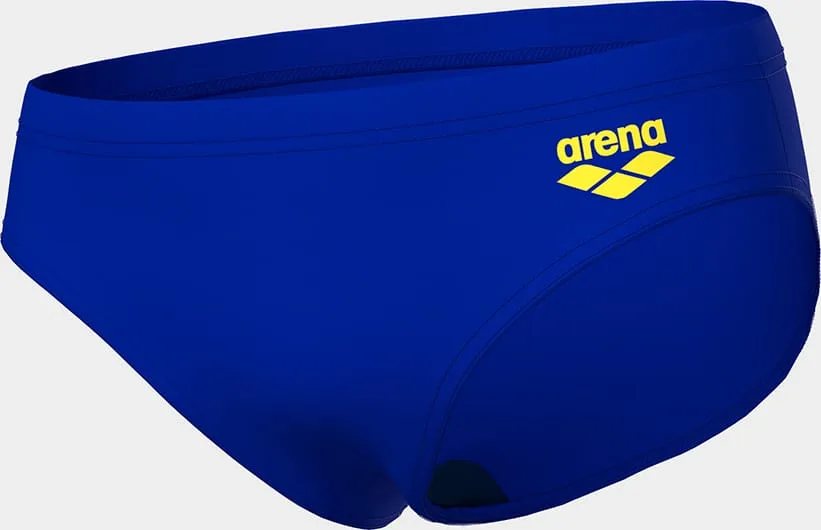 Плавки Arena поліамід еластан 140 см синій жовтий