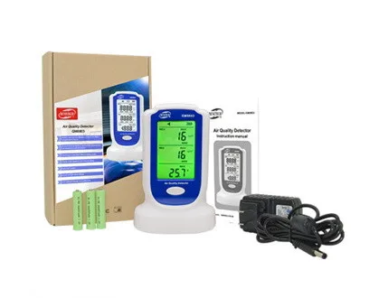 Датчик якості повітря Benetech PM2,5 PM10 0-50°C портативний пластик чорний