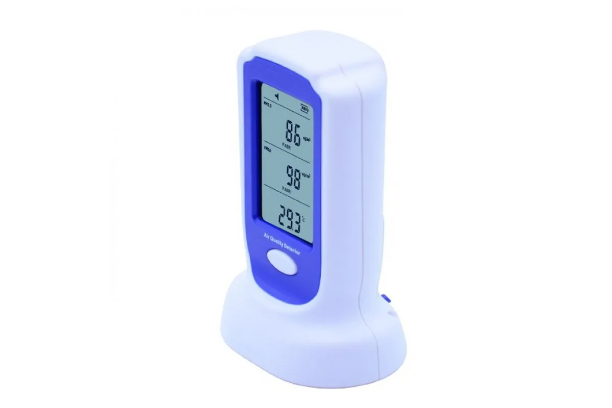 Датчик якості повітря Benetech PM2,5 PM10 0-50°C портативний пластик чорний