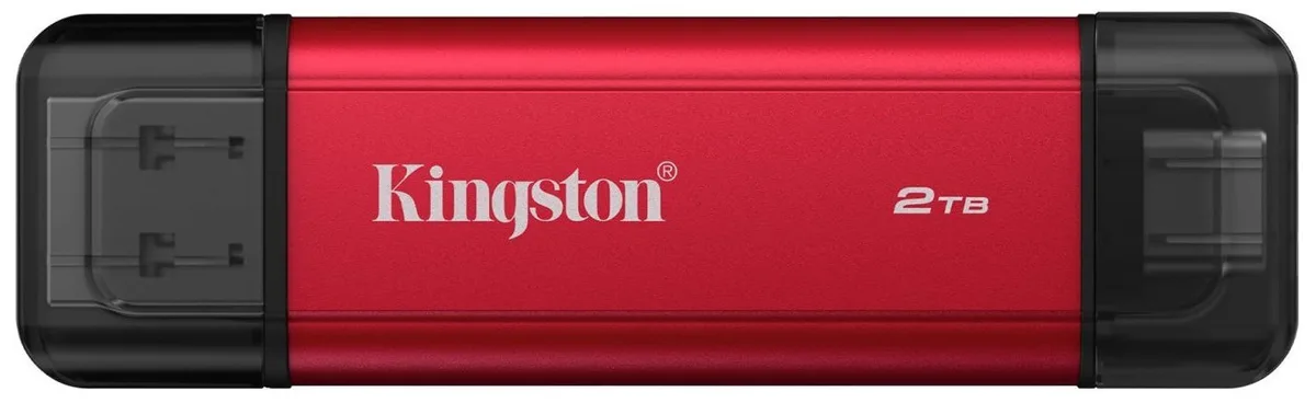 Портативний SSD Kingston 2TB USB 3.2 3D NAND Чорний