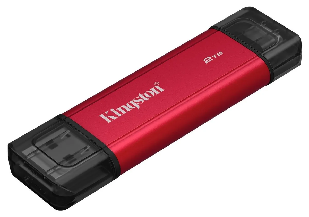 Портативний SSD Kingston 2TB USB 3.2 3D NAND Чорний
