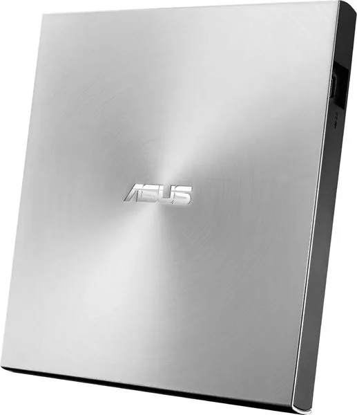 Привід оптичний ASUS зовнішній DVD±R/RW USB 2.0 срібний 13 мм