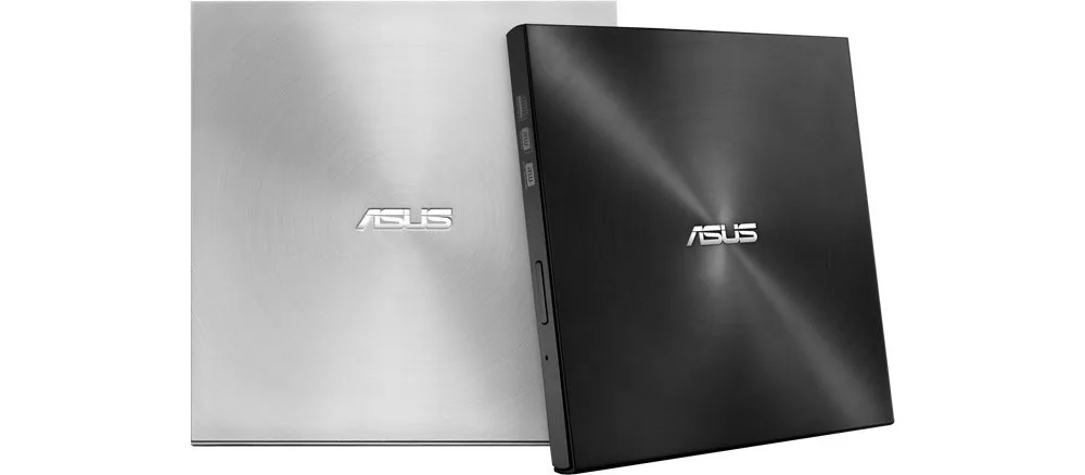Привід оптичний ASUS зовнішній DVD±R/RW USB 2.0 срібний 13 мм