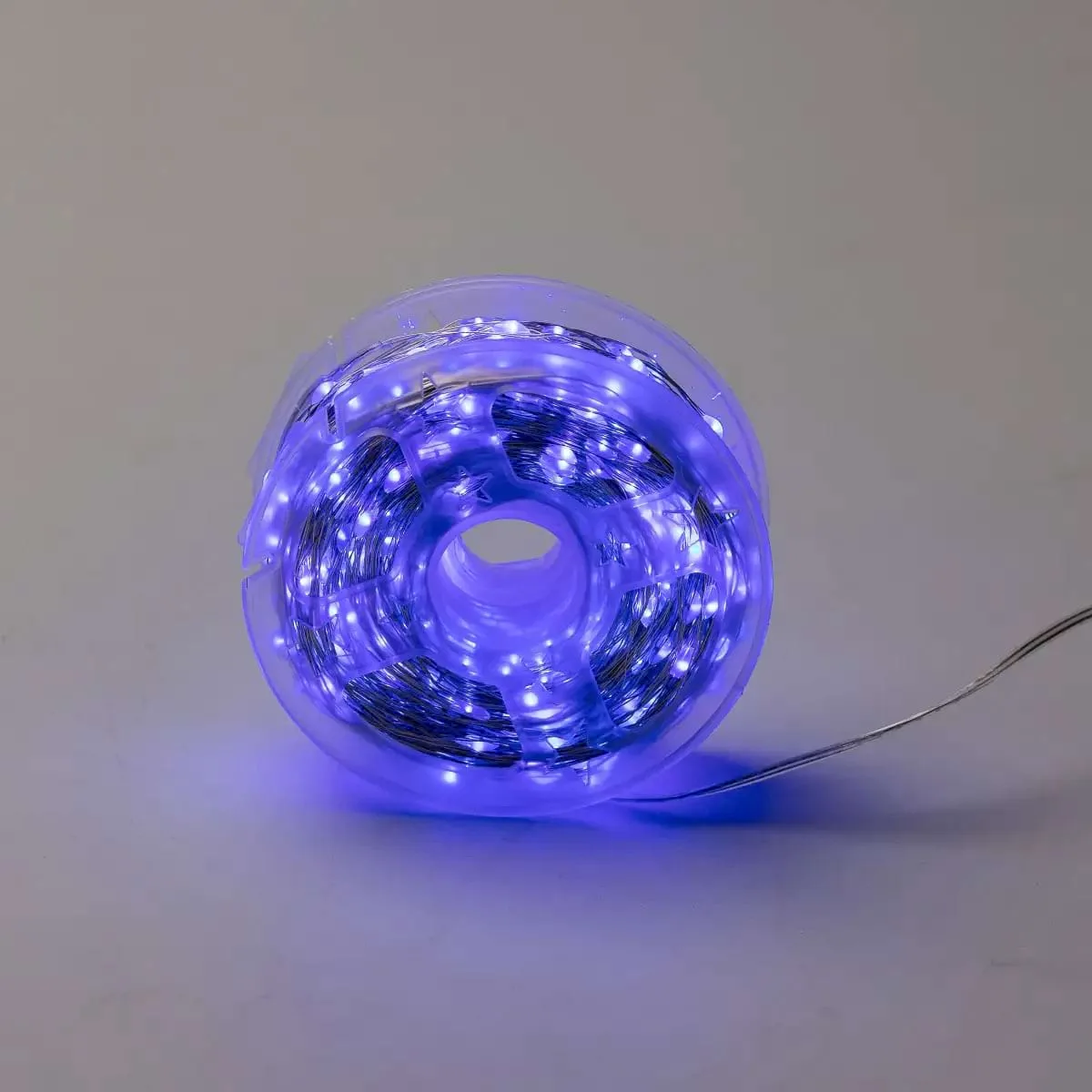Гирлянда светодиодная 1000 LED 100 м синяя на пульте капля белый провод
