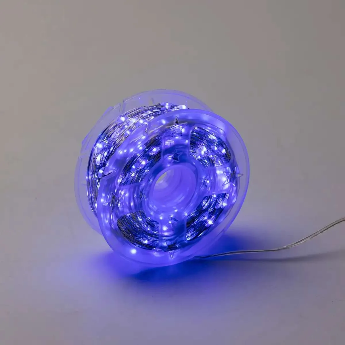 Гирлянда светодиодная 1000 LED 100 м синяя на пульте капля белый провод