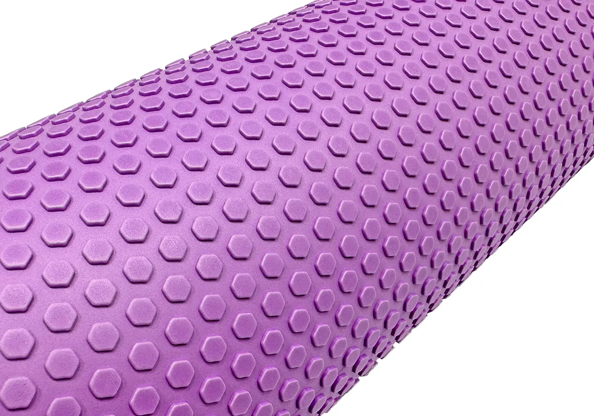 Масажний ролик EasyFit EVA 45 см Фіолетовий