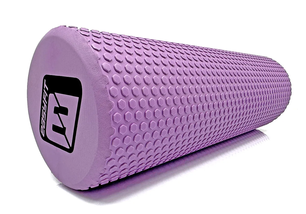 Масажний ролик EasyFit EVA 45 см Фіолетовий