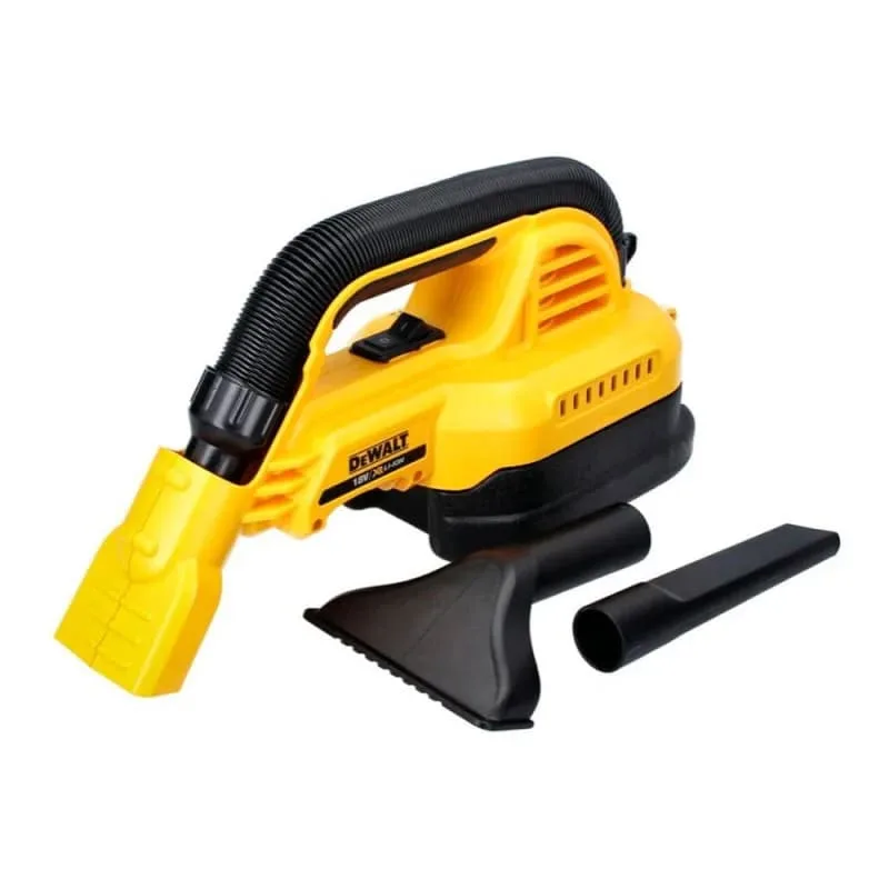Акумуляторний пилосос DeWalt 18В XR Li-ion, контейнер 1 л, продуктивність 954 л/хв, вага 1.8 кг, без батареї та зарядного пристрою