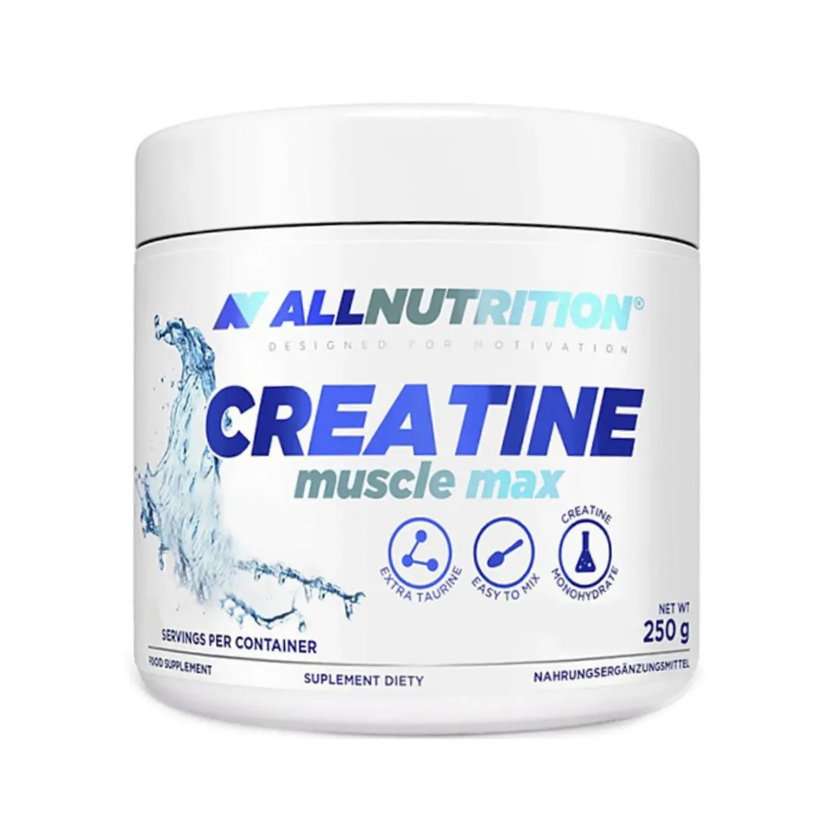 Креатин моногідрат Allnutrition 250 г безсмаковий
