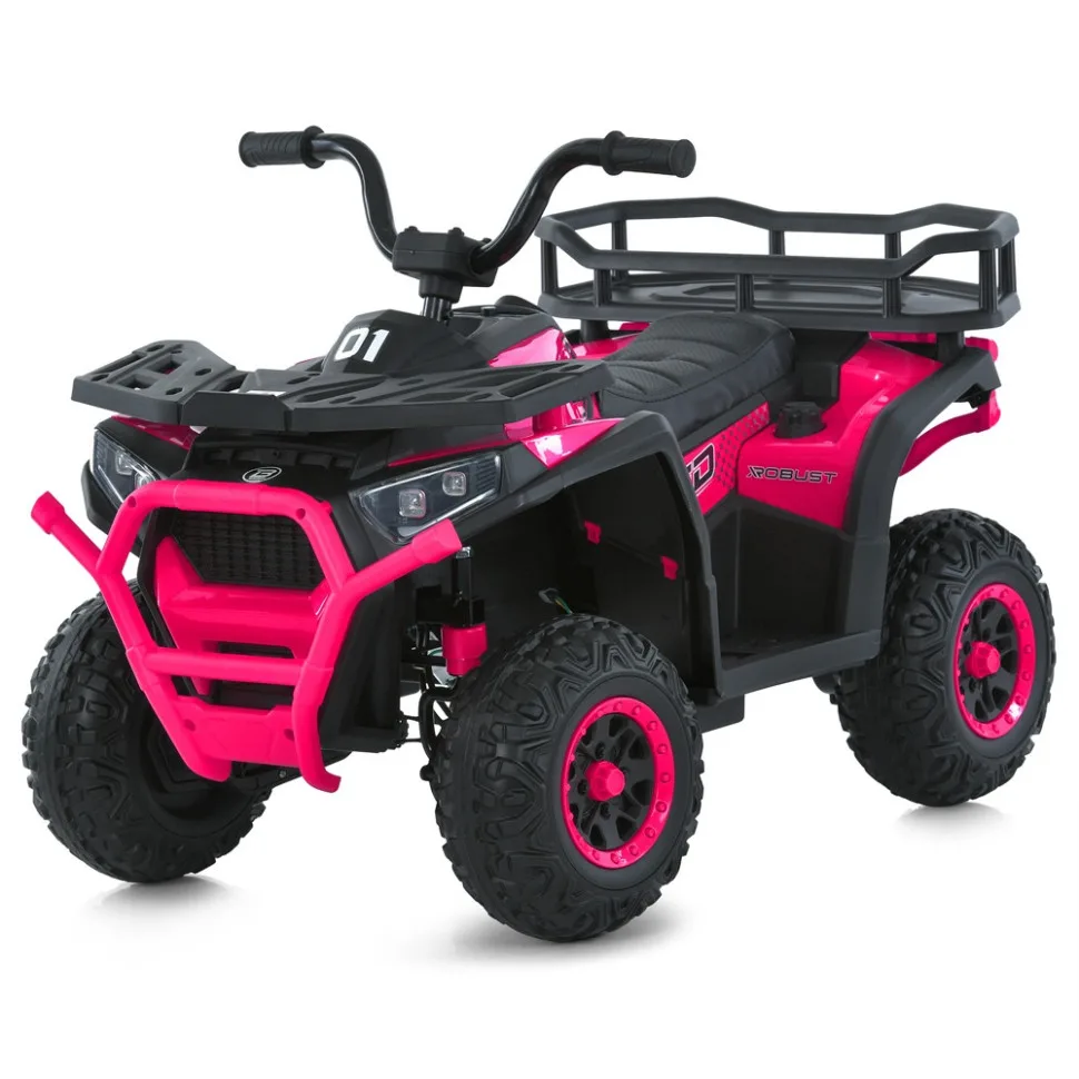 Дитячий квадроцикл 4WD Bambi Racer 24V з музикою для дітей від 3 років 87х47х57 см пластик різні кольори