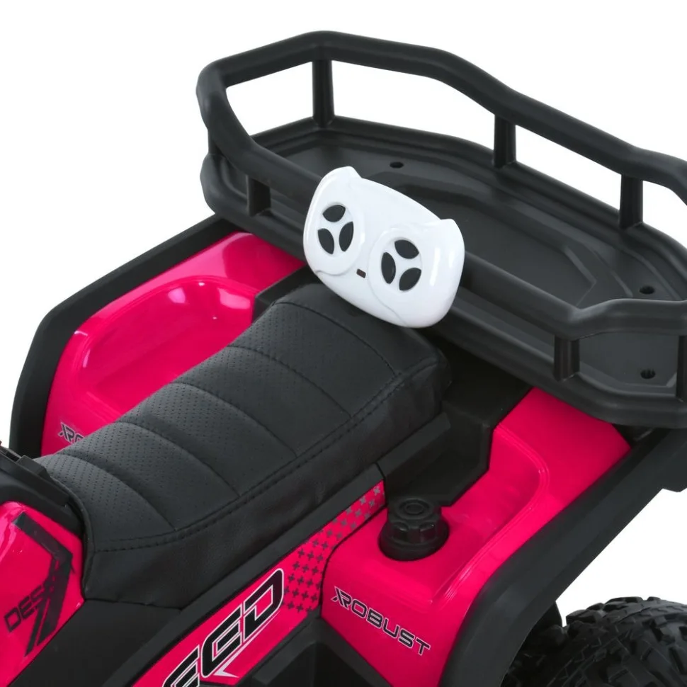 Детский квадроцикл 4WD Bambi Racer 24V с музыкой для детей от 3 лет 87х47х57 см пластик разные цвета