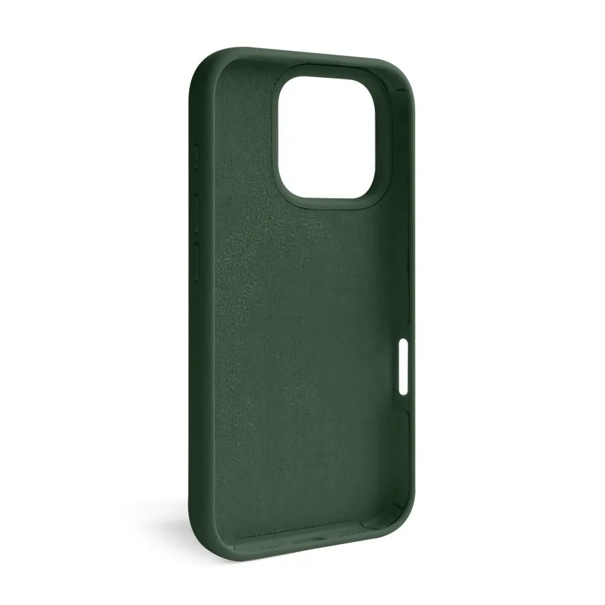 Чохол Silicone Case для Apple iPhone 16 Pro силіконовий зелений