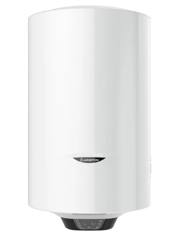 Електричний водонагрівач Ariston круглої форми PRO1 ECO 50 V 1,8K PL DRY, об'ємом 50 літрів, потужністю 1,8 кВт, з сухим теном та