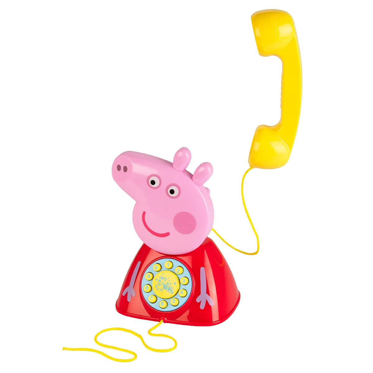 Іграшка-каталка Peppa Pig комбіновані матеріали 17х11,5х20 см