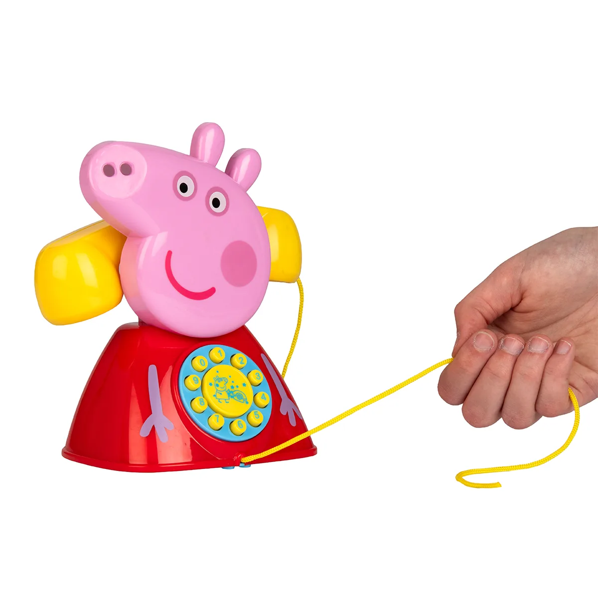 Іграшка-каталка Peppa Pig комбіновані матеріали 17х11,5х20 см