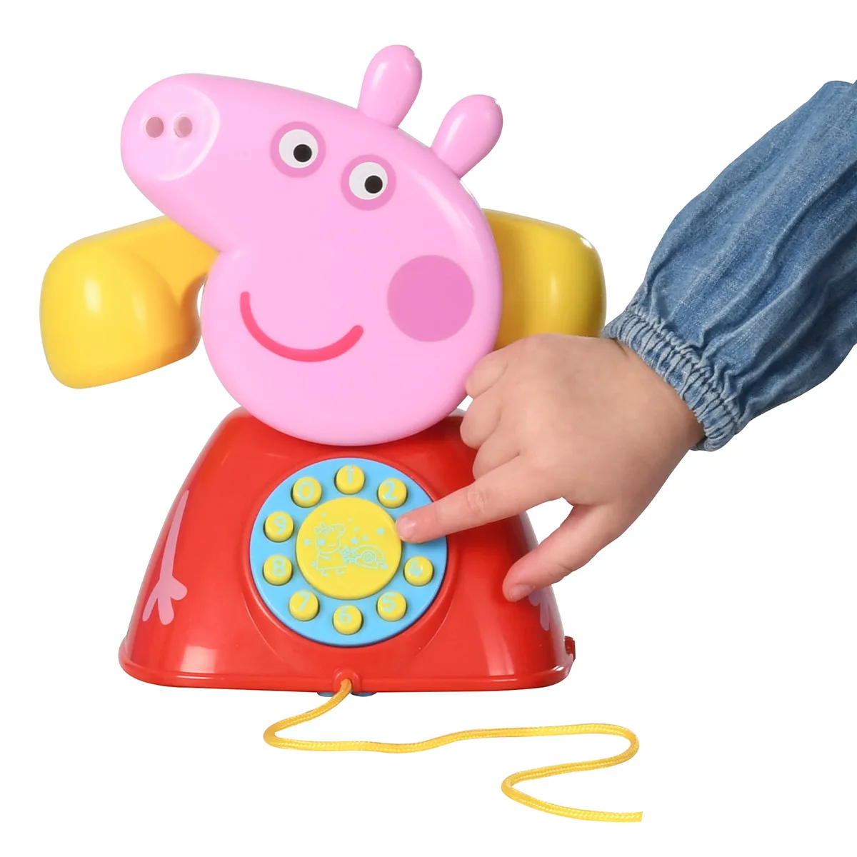Іграшка-каталка Peppa Pig комбіновані матеріали 17х11,5х20 см